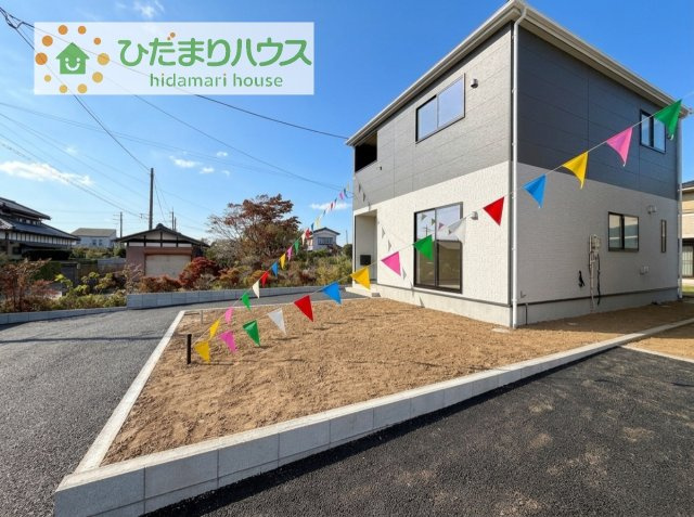 【庭】 | 常総市若宮戸第2　新築戸建　1号棟 | お庭付物件になります！お庭遊びや、プールなどお子様も大喜び(^^)