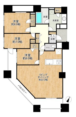 D’グランセ駿府Ⅱ　静岡市葵区安倍町の間取り|生活動線を考えた、使いやすい間取りです