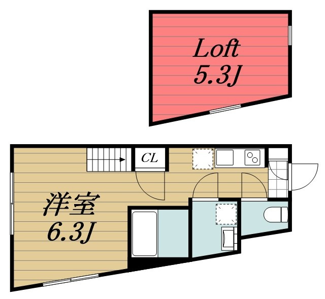 【間取り】 | chaletプラス新検見川