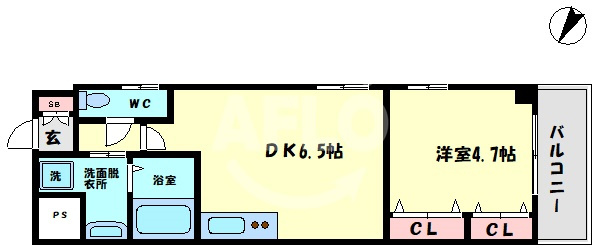 ビエラ江戸堀の間取り|ビエラ江戸堀　間取り