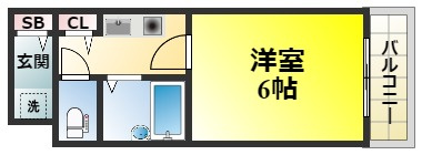フォンテーヌ21の間取り