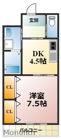 ブエナビスタ貝塚の間取り