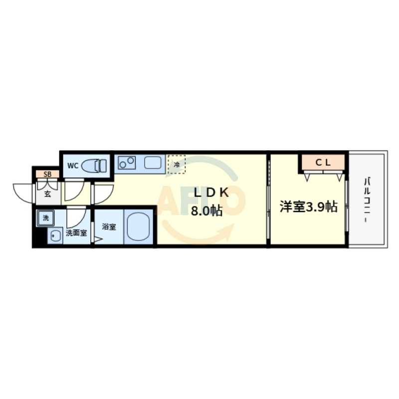 D porta arcobalenoの間取り|D porta arcobaleno　間取り