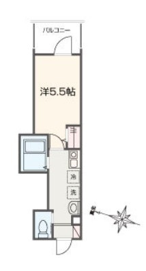 ＭＥＬＬＡＳ新秋津Ⅱの間取り