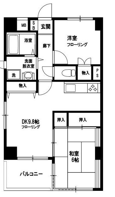 ラ・フォレ根岸の間取り|間取りです。