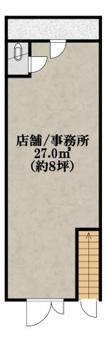 柏里３丁目貸店舗の間取り