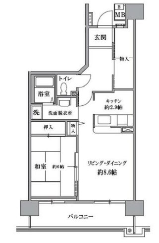 Ｔ’ｓ　ｇａｒｄｅｎ清瀬の間取り