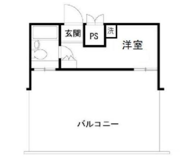 ダイヤモンドレジデンス新宿の間取り|間取りです。