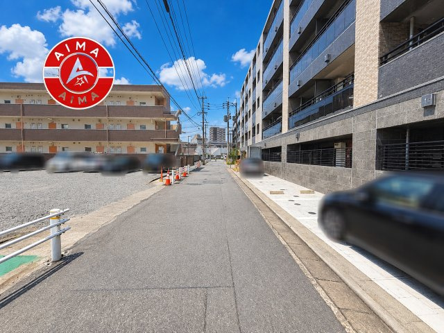 オープンレジデンシア桜並木ステーションフロントの現況写真|前面道路含む現地の写真です。