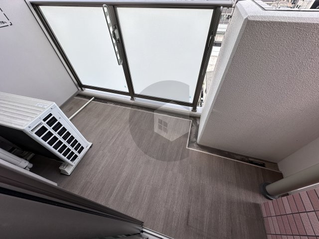 スタシオン俊徳道のバルコニー