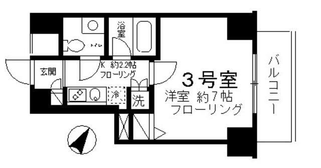 南大塚パレスの間取り