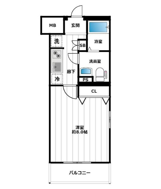 AZEST調布の間取り