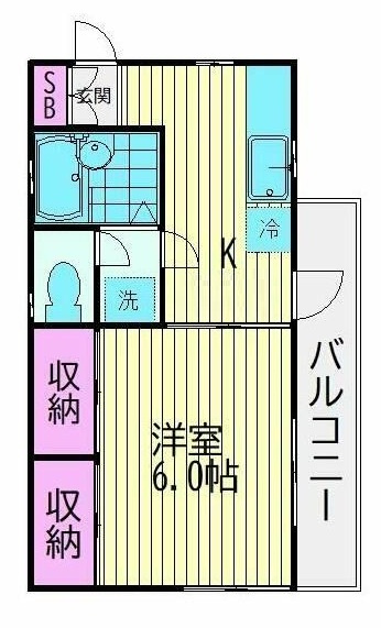 サングレイスの間取り|間取りです。