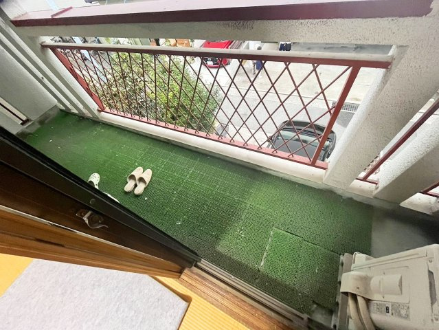 種市戸建てのバルコニー