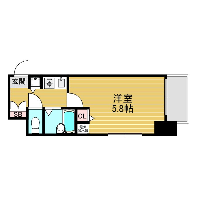 City Lifeディナスティ新大阪の間取り
