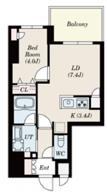S-RESIDENCE大森bresaの間取り|間取り