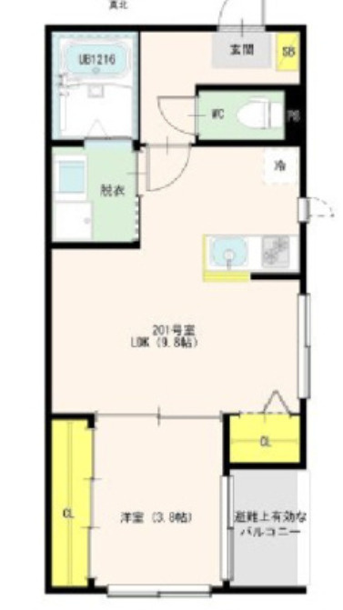 東部市場前K2レジデンスの間取り|東部市場前K2レジデンス　間取り
