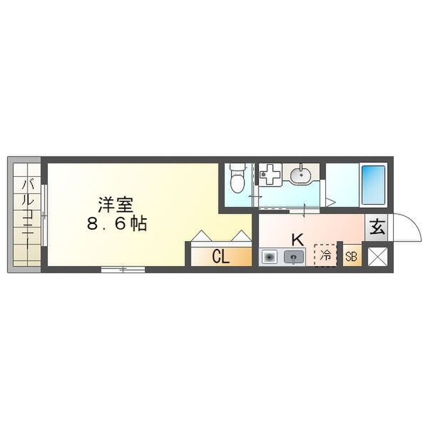 ワコーレヴィータ垂水日向の間取り