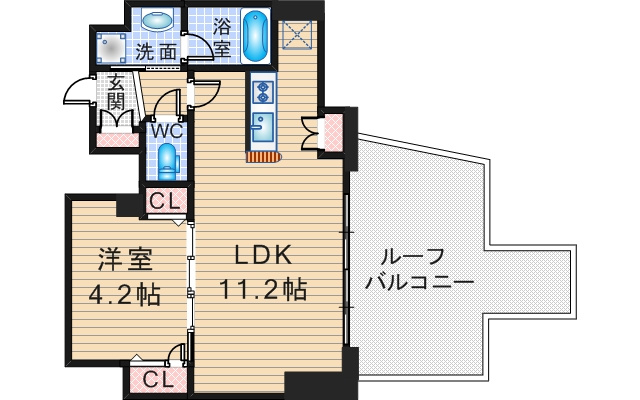 アーバネックス豊中の間取り
