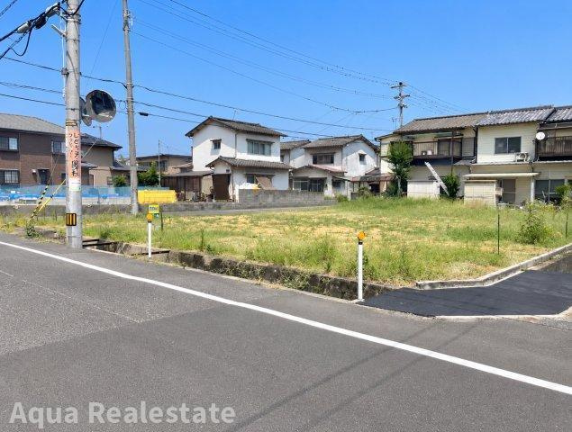 オール電化デザイナーズハウス高松市木太町建売㉝の前面道路含む現地写真