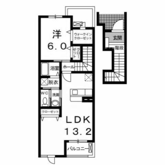 【間取り】 | ソレイユＡ