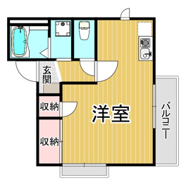ジュネス武庫之荘の間取り