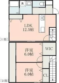 スカイハイツ新屋敷の間取り