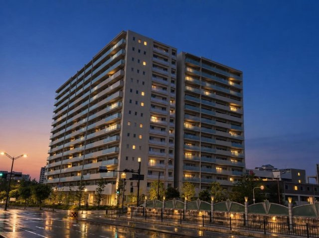 和泉中央グランアリーナ14階の外観