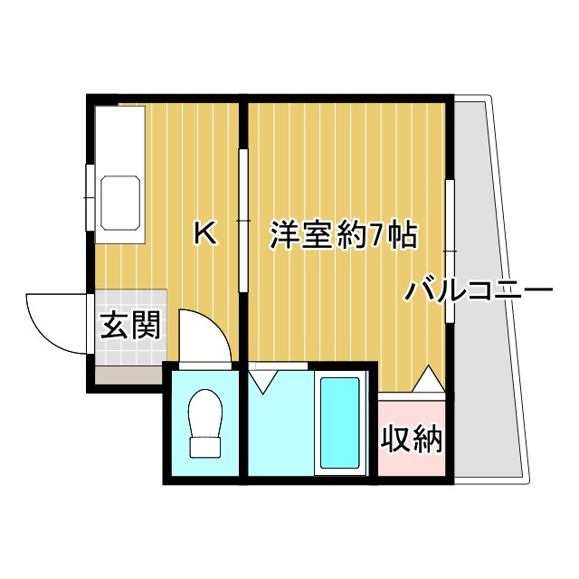 サニーハイツの間取り