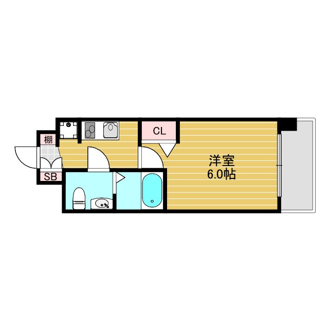 エグゼ大阪ノースゲートの間取り