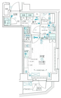 【間取り】 | デュオステージ武蔵関