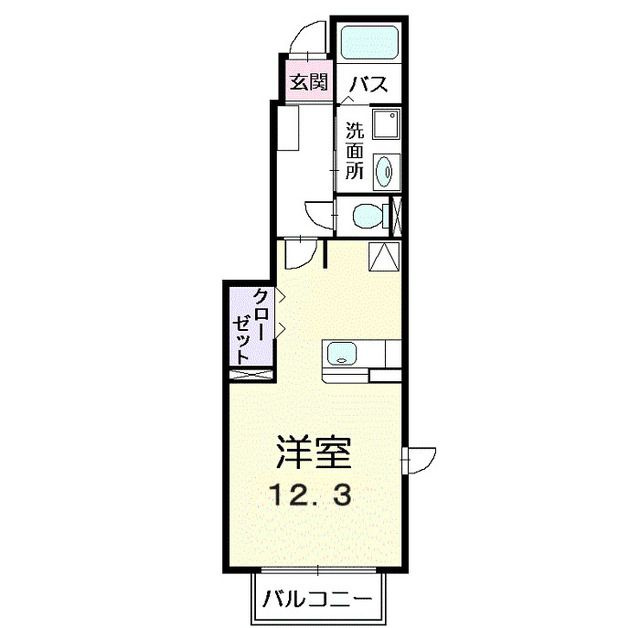 エルンテの間取り|間取りです。
