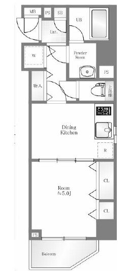 エグゼ浅草弐番館の間取り|間取りです。