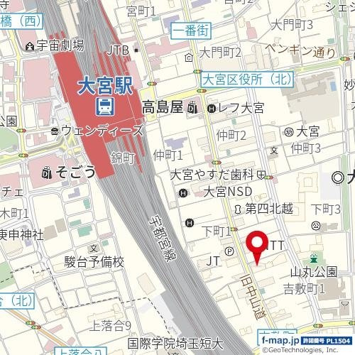 ＴＨＥ　ＯＭＩＹＡ　ＴＯＷＥＲＳの地図