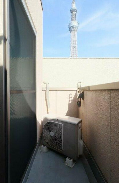 エクセル向島のバルコニー