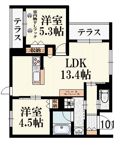 秀明舎の間取り