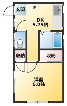 【間取り】 | コーポ東永