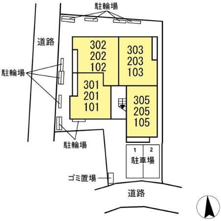 hale o LUNA 4の区画図
