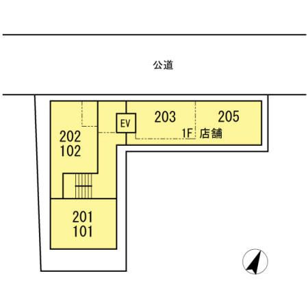オリーヴの区画図