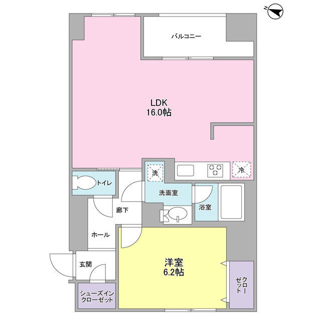 Ｌａ　Ｂｅｌｌｅ　三越前(ラヴェールミツコシマエ)の間取り