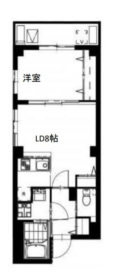 ｂ’CASA　墨田両国の間取り|間取りです。