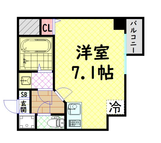 【間取り】 | S-RESIDENCE難波Briller