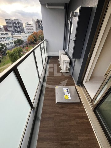 シスネ難波宮　南大江小学校区のバルコニー|シスネ難波宮　バルコニー