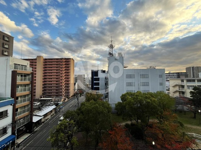 シスネ難波宮　南大江小学校区の展望|シスネ難波宮　眺望