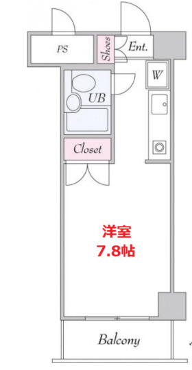 【間取り】 | T’s　eco川崎 | お部屋の間取りです。