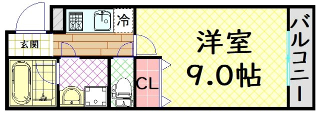 【間取り】 | ラフィーネ聖天坂
