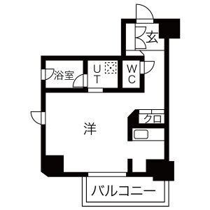 アスヴェル梅田北の間取り