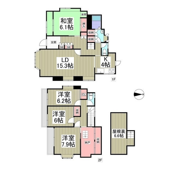 【間取り】 | リブレス三ツ堀戸建