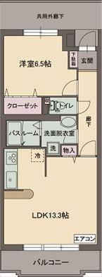 グリーングラスＮの間取り