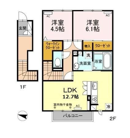 シャルモントの間取り